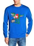 Alex Stevens Men's Bring Your T-Rex To Work Day Halloween Sweater