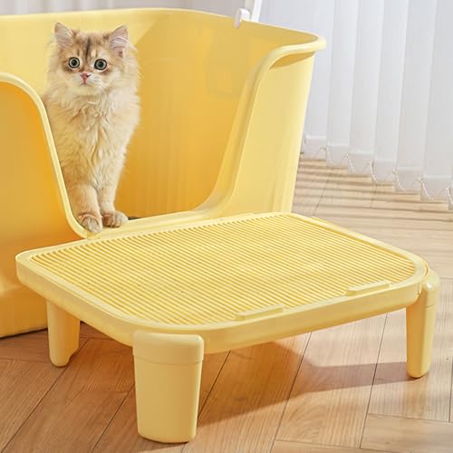 Tapete de areia para gatos, tapete de caixa de areia impermeável para gatos grande, fácil de limpar,