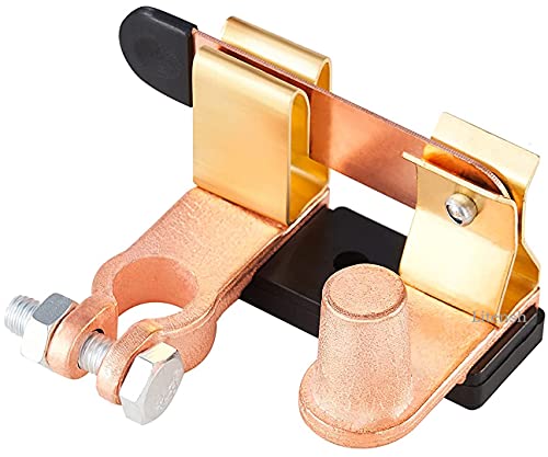 Litensh 12-24V Batterietnnschalter, Messelingechhlalter Battery Switch, Batterie Trenner Trennschalter, Batteriehauptschalter, Messerschalter, Trenahalter Batterie Klemme Trenner Batterieadapter Cover