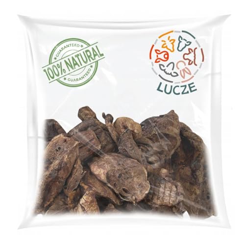 Lucze, Getrocknete Pferdelungen für Hund 500g, 100% Natürlicher Kausnack, Hypoallergen, Zahnpflege für Hunde, Langanhaltender Kauspaß, Leckerli für Empfindliche Hunde, Ohne Künstliche Zusätze