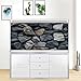 iTapnoom Underwater Stone Aquarium Background, Rock Wall Nature Landscape Fish Tank Backdrop Decor, Polyester Fabric with 6 EVA Double-Sided Tapes 48x24 inches/120x60cm