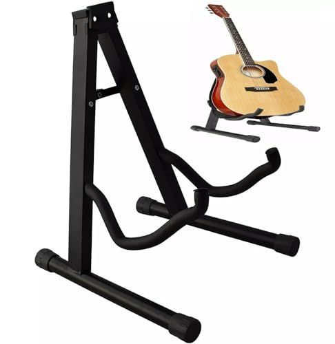 V-VAPE Guitar Stand A Frame Foldable Universal Stand Fits All Guitars Acoustic Electric Bass Stand
