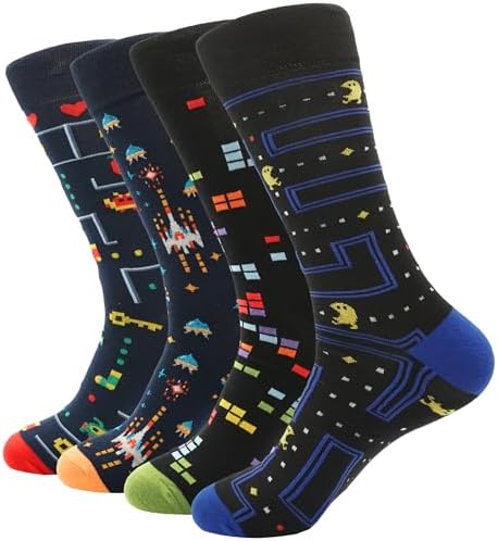 4 Pares Calcetines Hombre Divertidos Algodón, Regalos Originales ...