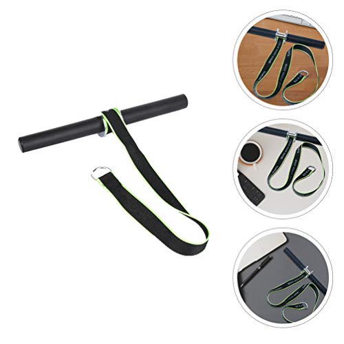 BESPORTBLE – Barra reta rotativa para uso interno e fitness, treinador de força de pulso e bíceps, a