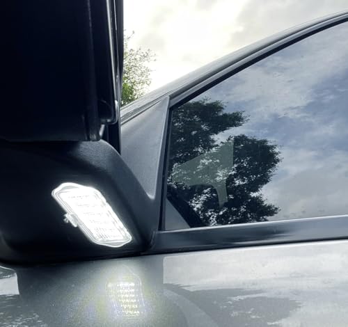Lámpara LED blanca para espejo lateral de auto miniatura 6