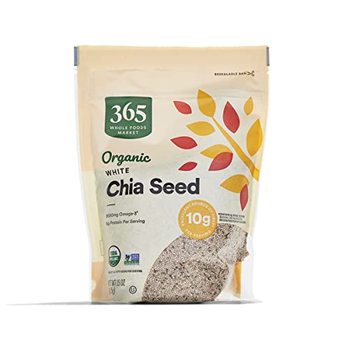 365 By Whole Foods Market, Organic White Chia Seed, 15 Ounce #TOP28