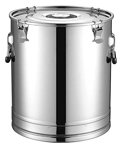 Seau de transport de lait anti-fuite en acier inoxydable 304 de style 105
