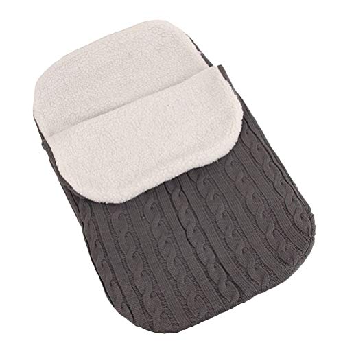 TOYANDONA 1 pç Saco de Dormir Grosso Respirável Quente Tricô Carrinho Saco de Dormir Fleabag para Be