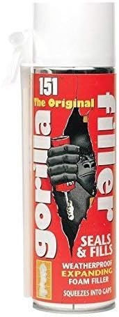 3 x GORILLA FILLER WEATHERPROOF EXPANDING FOAM FILLER