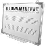 ifundom Notenlinien Whiteboard Abwischbar 30x40cm Doppelseitige...