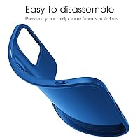 X-level für iPhone 13 Pro Hülle, [Guardian Serie] Soft Flex TPU Case Ultradünn Handyhülle Silikon Bumper Cover Tasche Schutzhülle Kompatibel mit iPhone 13 Pro - Blau – Ansicht 5