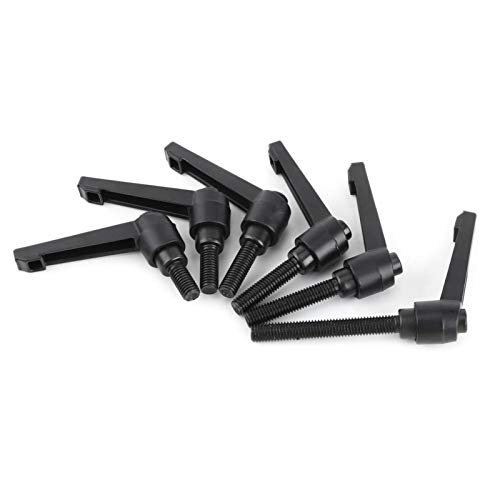 Image of M8 16-60mm Clamping Lever Machinery Ratchet Male Threaded Stud Adjustable Handle Locking External Male Thread Clamping Lever Thread Push Button (M8*60)