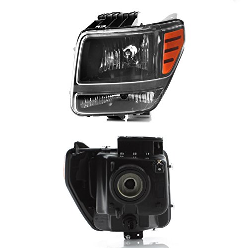 AKKON - For 2007-2011 Dodge Nitro Headlights | OE Factory Style Black Housing Clear Lens Driver And Passenger Side Direct Replacement product thumbnail 4