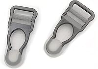 Vista 5 de VEVESI 1/2" liguero clips ligas extremo hebilla para hacer piezas de ropa DIY/accesorios de reemplazo, Bronce antiguo