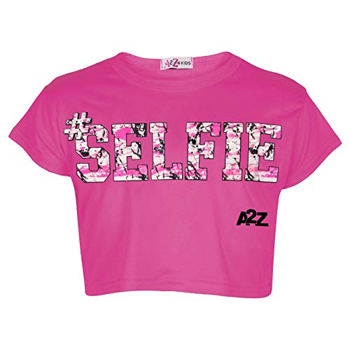 Image of A2Z 4 Kids Girls Love Crop Top T-Shirt And Splash Fashion Leggings Girls Pants Kids Outfit Sets Age 5-14 Years