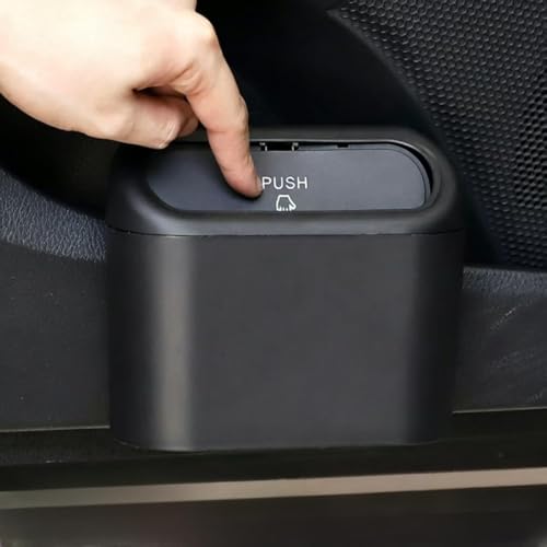 QIZUN 1 Pcs Cubo de Basura Coche Apto para DS5 2015 2018, Papelera Impermeable Interior Contenedor Residuos Colector Basura Habitaculo
