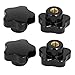 Aexit M8x40mm Plastic Knobs & Hand Wheels Female Thread Star Head Screw On Type Clamping Knobs Star Knobs Grips 4pcs