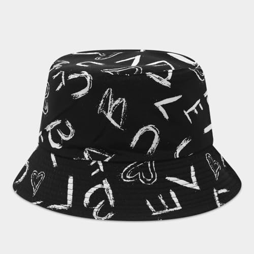 Image of Quanhaigou Bucket Hat for Men Women,Packable Reversible Printed Sun Hats,Fisherman Outdoor Summer Travel Hiking Beach Caps