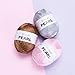 YarnArt Pearl - 100% Viscose Silky Shine Yarn, Lightweight & Soft Crochet Thread for Knitting, Lace Dresses, Blouses, Shawls, Summer Cardigans, 90g (3.17 oz), 270m (295 yds), Fine Weight (114)