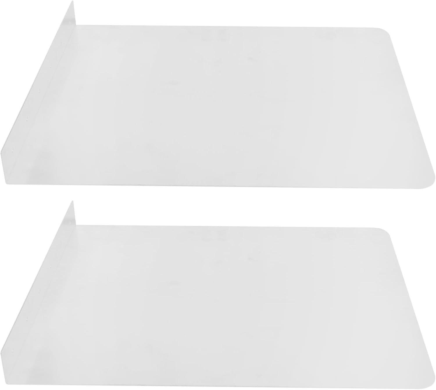 2pcs Stainless Steel Sink Splash Guard Side Splatter Guard for Kitchen Wall Mount