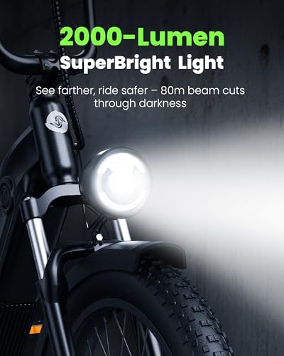 isinwheel U8 Pro Electric Bike for Adults,1500W Peak Motor