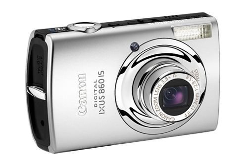 Canon Digital IXUS 860 IS Digitalkamera (8 MP, 3, 8-fach Zoom, 7,6cm (3 Zoll) Display, Bildstabilisator) silber