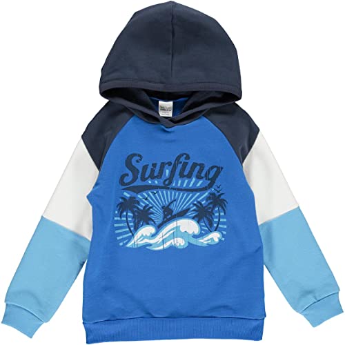 Fred's World by Green Cotton Sudadera con Capucha para Surfing, Azul Noche (Night Blue), Clásico para Niños Cover