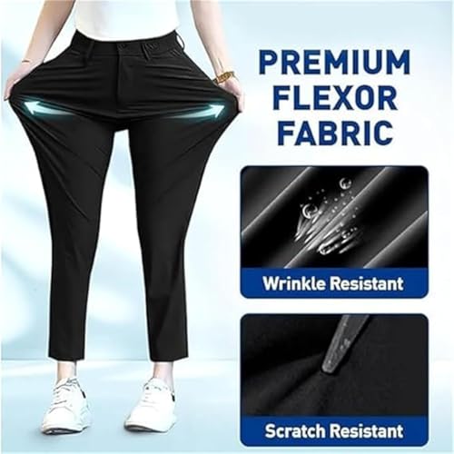 AeroStrides - Pull On Waffle Stretch Casual Pants, Lacyaura Pants Men, Ultra Stretch Breathable Casual Pant3