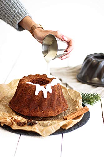 Foto von Zenker Gugelhupfform Ø 18 cm SPECIAL - MINI, kleine Backform aus Stahlblech, Kuchenform mit Antihaftbeschichtung (Farbe: Schwarz), Menge: 1 Stück