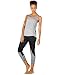 icyzone Yoga Tops Workouts Clothes Activewear Built in Bra Tank Tops for Women (M, Grey Melange)