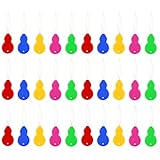 metagio 40 Stück Nadeleinfädler, Nadel Einfädler, 5 Farben Kunststoff Nadeleinfädler zum Handnähen, Einfädelhilfe für Nadeln, für Handnähen und Nähmaschinen DIY Crafts