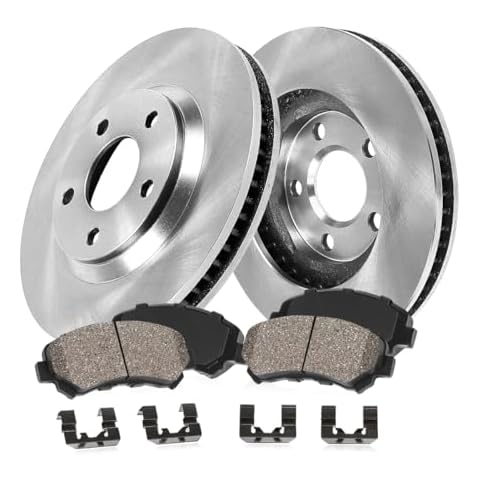 Callahan Brake Parts Brake Kit for INFINITI JX35 2013, INFINITI QX60 2014-2020, Nissan Murano 2015-2024, Nissan Pathfinder 2013-2020 Front Replacement Brake Rotors with Ceramic Brake Pads EBYK033671 Cover