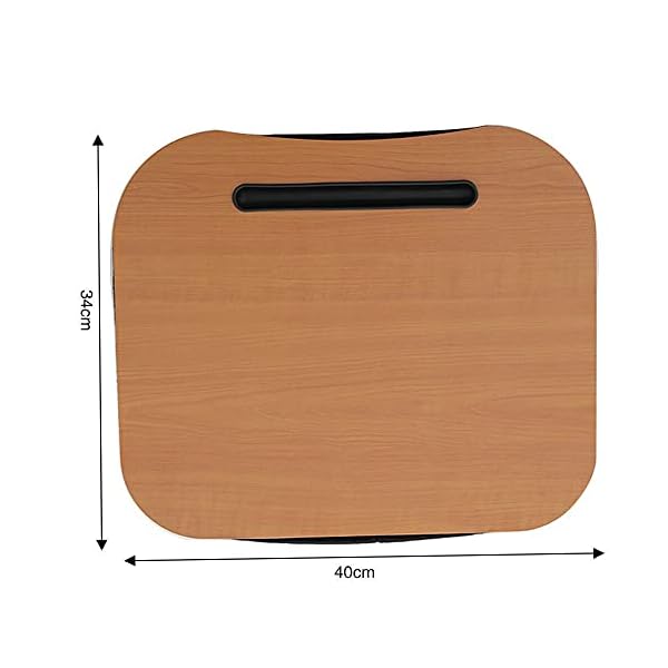 Kosoree Travel Portable Laptop Tray With Cushion Base Sofa Bed PC Notebook Knee Desk - Image 5