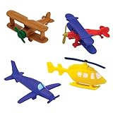 Safari Ltd. Sammelfiguren - Flugzeuge und Hubschrauber - 12 Figuren in Tube