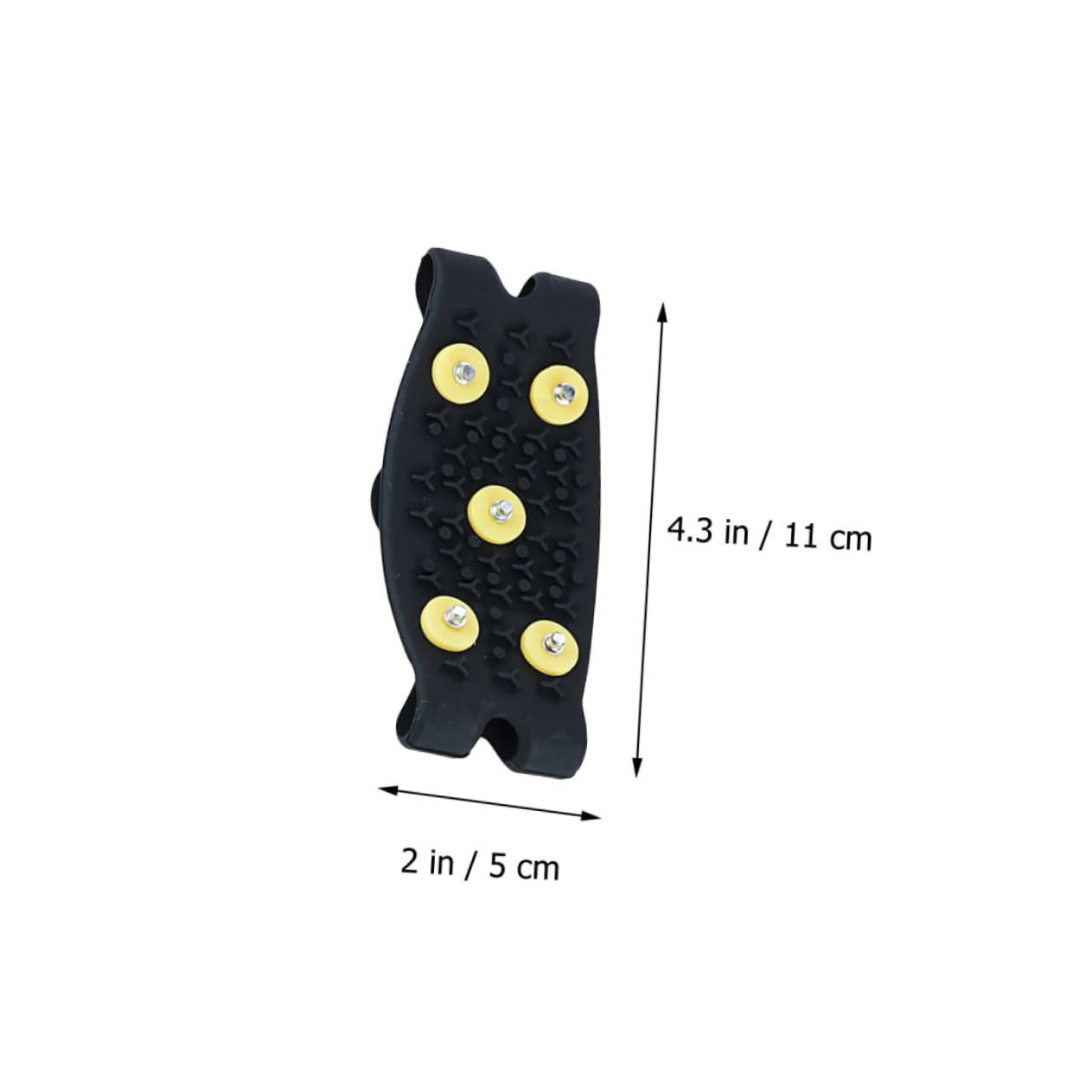 minkissy Ramponcini Antiscivolo Per Scarpe Spikes Per Trazione Su Ghiaccio Gripper Per Attività Come Escursionismo E Elasticità E Design Antiscivolo Per Sicurezza
