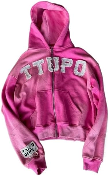 Trendy Y2K clothes for both men and women, full zip cardigans, hoodies, sports shirts, long sleeved jackets