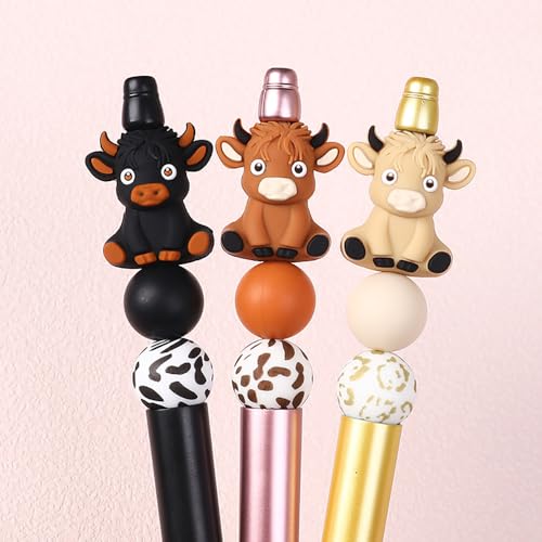 Perles en silicone vache des Highlands pour fabriquer un cadeau unique - 4