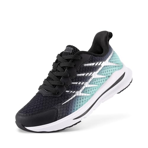 DREAM PAIRS Boys Girls Shoes Kids Tennis Athletic Running Footwear Lace Up Walking DuraPlay Breathable Lightweight Sneakers for Little/Big Kid