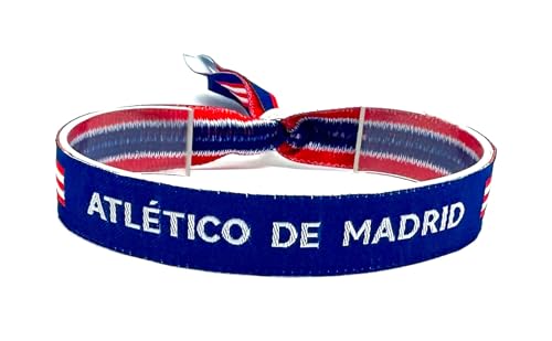 Movilear Pulsera Cierre Metalico Ajustable Unisex Hombre y Mujer Regulable Atletico de Madrid Atleti