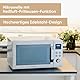 SEVERIN 4-in-1 Mikrowelle „Crispy Wave“, Heißluft-Funktion bis 230°C, Heißluftfritteuse, Mikrowelle, Backofen & Grill, 95 min Timer, max. 2150 W Leistung, 25L, Silber/Edelstahl, MW 7982