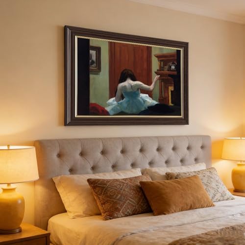 Toile New York Interior Edward Hopper solution déco murale bureau compact