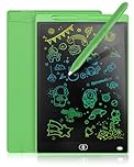Genialba 8.5 inch LCD Writing Tablet - Colorful Screen Drawing Board for 2-6 Year Old Boys & Girls - Educational Toys Gifts for Birthday & Christmas (Green)