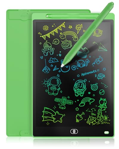 Genialba LCD Schreibtafel 8,5 Zoll, Buntes LCD Schreibtablett, Kindergeschenk, LCD Writing Tablet Elektronischer Tablette, Grafiktablett für Kinderspiele 2 3 4 5 6 7 Jahre alte Mädchen (Grün)