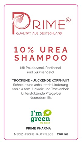 Shampoo für trockenes Haar mit 10% Urea und natürlichen Inhaltsstoffen