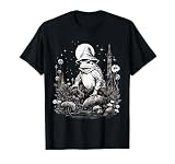 Funny Frog Wizard Cottagecore Mushroom T-Shirt