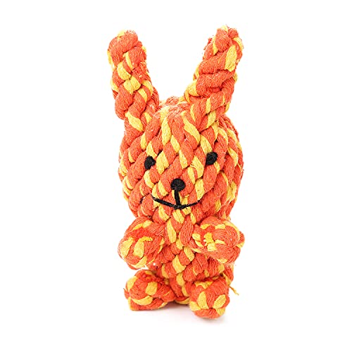 Hase Hundespielzeug, Baumwollseil, Robustes Kauspielzeug für Hunde, Knotentier Cover