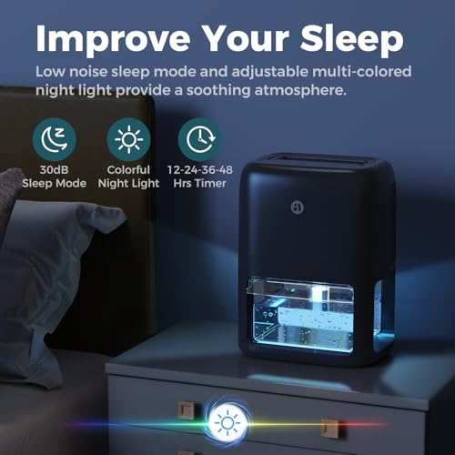 Image of BREEZOME 60 OZ Dehumidifier for Home, Dual Semiconductor Quiet Dehumidifier (Pack of 6)