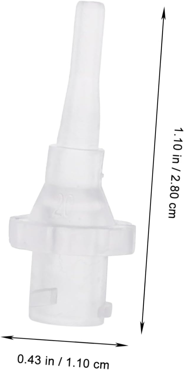 60pcs Replacement Ear Nozzles Ear Cleaning Tools for and Wax Removal Compatible Irrigation Systems Nozzles White