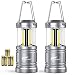 2 Pack Camping Lantern, Hausbell Ultra Bright Magnetic Base Portable Collapsible Outdoor LED Lantern Lights - Survival Kit for Emergency, Hurricane, Storm, Power Outage