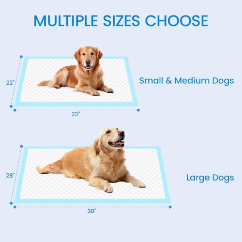Image of 28 inch x 30 inch Dog Pee Pads Extra Large, Super Absorbent Leakproof Quick Drying | 50 Count Pee Pads, Training Puppy Pads Disposable Pee Pads for Dogs